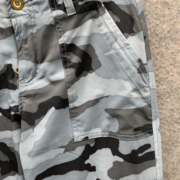 Nike Pants Women Small Ladies Camo Gray Black Pockets Cargo Outdoors Dri Fit VTG - Picture 6 of 12